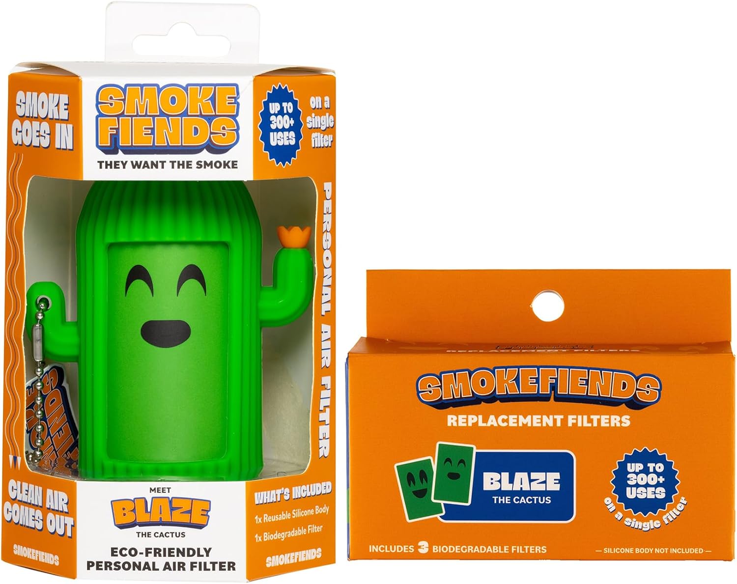 Blaze the Cactus + 3-Pack Replacement Filters Bundle